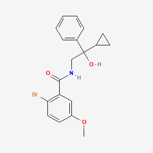 2-bromo-N-(2-cyclopropyl-2-hydroxy-2-phenylethyl)-5-methoxybenzamide