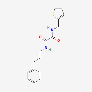 N1-(3-phenylpropyl)-N2-(thiophen-2-ylmethyl)oxalamide