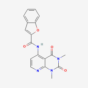 N-(1,3-dimethyl-2,4-dioxo-1,2,3,4-tetrahydropyrido[2,3-d]pyrimidin-5-yl)benzofuran-2-carboxamide