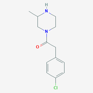 2-(4-Chlorophenyl)-1-(3-methylpiperazin-1-yl)ethan-1-one
