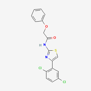 N-[4-(2,5-dichlorophenyl)-1,3-thiazol-2-yl]-2-phenoxyacetamide