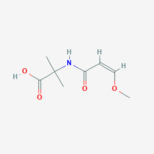 (Z)-2-(3-Methoxyacrylamido)-2-methylpropanoic acid
