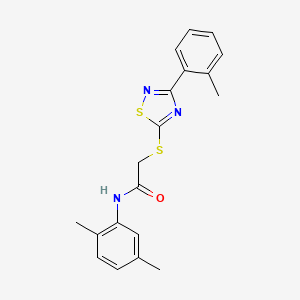 N-(2,5-dimethylphenyl)-2-((3-(o-tolyl)-1,2,4-thiadiazol-5-yl)thio)acetamide