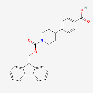 4-[1-(9H-Fluoren-9-ylmethoxycarbonyl)piperidin-4-yl]benzoic acid