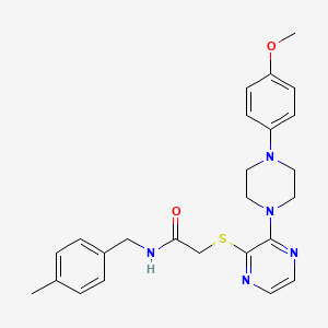 4-{2-[(3-Fluorobenzyl)oxy]ethyl}-1-[(3-fluorophenyl)acetyl]piperidine