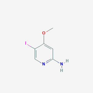 molecular formula C6H7IN2O B2418018 5-Iodo-4-methoxypyridin-2-amine CAS No. 1226879-32-8