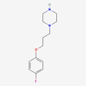 molecular formula C13H19FN2O B2418043 1-[3-(4-Fluorophenoxy)propyl]piperazine CAS No. 91940-44-2