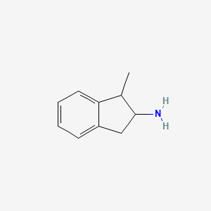 molecular formula C10H13N B2418045 1-甲基-2,3-二氢-1H-茚-2-胺 CAS No. 341009-36-7