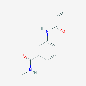 molecular formula C11H12N2O2 B2418076 N-methyl-3-(prop-2-enamido)benzamide CAS No. 1156698-66-6