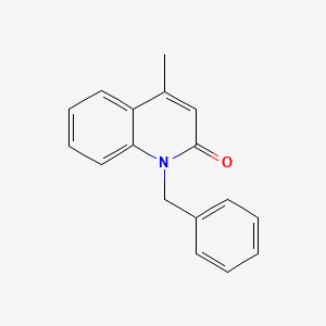 molecular formula C17H15NO B2418102 1-Benzyl-4-methyl-1H-quinolin-2-one CAS No. 53551-99-8