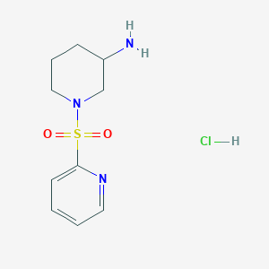 1-(Pyridin-2-ylsulfonyl)piperidin-3-amine hydrochloride
