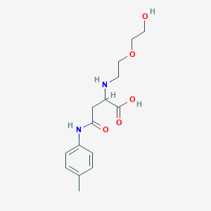 2-((2-(2-Hydroxyethoxy)ethyl)amino)-4-oxo-4-(p-tolylamino)butanoic acid
