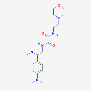 N1-(2-(dimethylamino)-2-(4-(dimethylamino)phenyl)ethyl)-N2-(2-morpholinoethyl)oxalamide