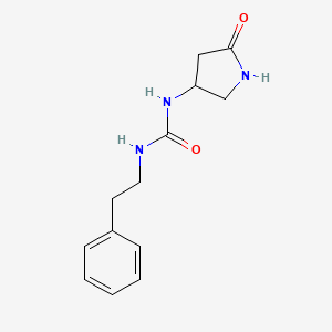 1-(5-Oxopyrrolidin-3-yl)-3-phenethylurea