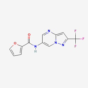 N-(2-(trifluoromethyl)pyrazolo[1,5-a]pyrimidin-6-yl)furan-2-carboxamide
