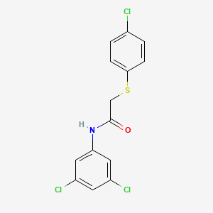 2-[(4-chlorophenyl)sulfanyl]-N-(3,5-dichlorophenyl)acetamide