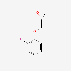 molecular formula C9H8F2O2 B2418181 2-[(2,4-Difluorophenoxy)methyl]oxirane CAS No. 169286-61-7