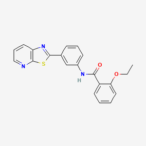 2-ethoxy-N-(3-(thiazolo[5,4-b]pyridin-2-yl)phenyl)benzamide