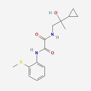 molecular formula C15H20N2O3S B2418203 N1-(2-cyclopropyl-2-hydroxypropyl)-N2-(2-(methylthio)phenyl)oxalamide CAS No. 1351621-95-8