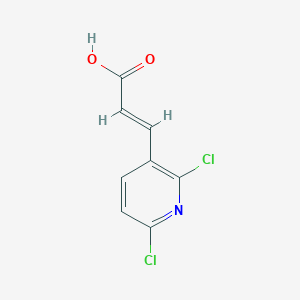 (E)-3-(2,6-Dichloropyridin-3-yl)prop-2-enoic acid