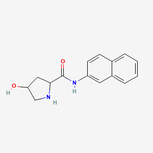 4-hydroxy-N-naphthalen-2-ylpyrrolidine-2-carboxamide