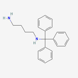 molecular formula C23H26N2 B2418225 N'-tritylbutane-1,4-diamine CAS No. 1173021-69-6