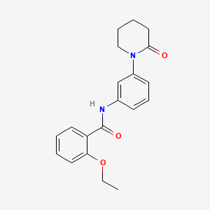 2-ethoxy-N-[3-(2-oxopiperidin-1-yl)phenyl]benzamide