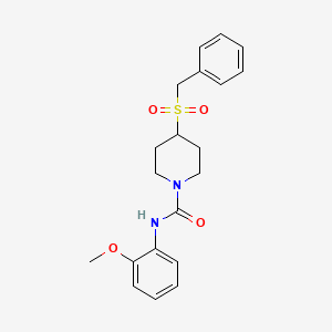 4-(benzylsulfonyl)-N-(2-methoxyphenyl)piperidine-1-carboxamide