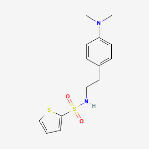 molecular formula C14H18N2O2S2 B2418269 N-(4-(dimethylamino)phenethyl)thiophene-2-sulfonamide CAS No. 952981-69-0