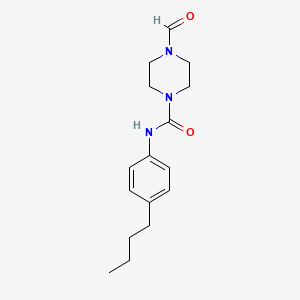 molecular formula C16H23N3O2 B2418369 N-(4-butylphenyl)-4-formylpiperazine-1-carboxamide CAS No. 1023334-06-6