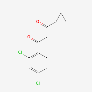 1-Cyclopropyl-3-(2,4-dichlorophenyl)propane-1,3-dione