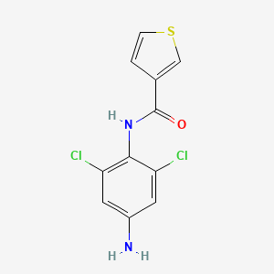 N-(4-amino-2,6-dichlorophenyl)thiophene-3-carboxamide