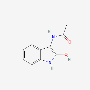 molecular formula C10H10N2O2 B2418494 N-(2-hydroxy-1H-indol-3-yl)acetamide CAS No. 32828-66-3