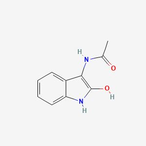 N-(2-hydroxy-1H-indol-3-yl)acetamide