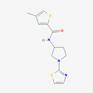 4-methyl-N-(1-(thiazol-2-yl)pyrrolidin-3-yl)thiophene-2-carboxamide