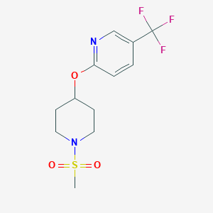 2-((1-(Methylsulfonyl)piperidin-4-yl)oxy)-5-(trifluoromethyl)pyridine