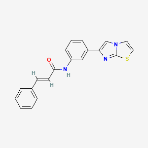 N-(3-(imidazo[2,1-b]thiazol-6-yl)phenyl)cinnamamide
