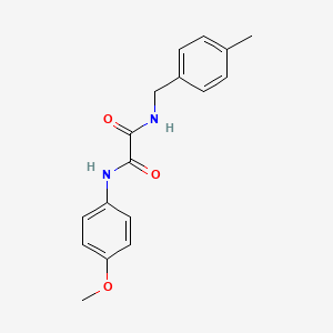molecular formula C17H18N2O3 B2418517 N-(4-methoxyphenyl)-N'-(4-methylbenzyl)ethanediamide CAS No. 425415-07-2