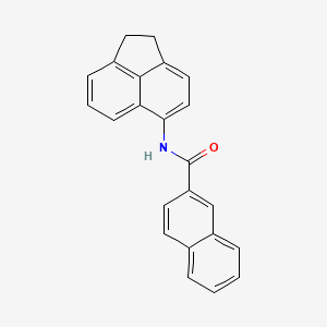 N-(1,2-dihydroacenaphthylen-5-yl)naphthalene-2-carboxamide