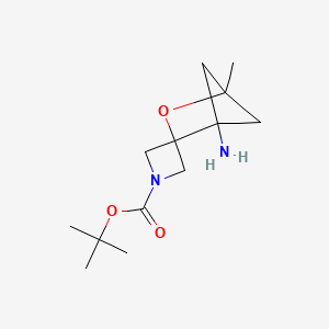 Tert-butyl 4-amino-1-methylspiro[2-oxabicyclo[2.1.1]hexane-3,3'-azetidine]-1'-carboxylate