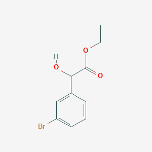molecular formula C10H11BrO3 B2418561 Ethyl 2-(3-bromophenyl)-2-hydroxyacetate CAS No. 62123-88-0