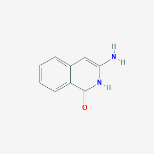molecular formula C9H8N2O B2418609 3-aminoisoquinolin-1(2H)-one CAS No. 5597-05-7