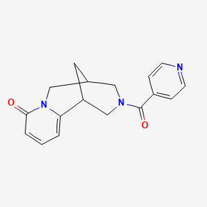 3-isonicotinoyl-3,4,5,6-tetrahydro-1H-1,5-methanopyrido[1,2-a][1,5]diazocin-8(2H)-one