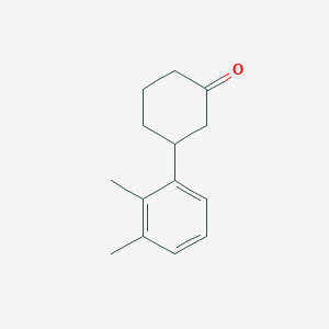 3-(2,3-Dimethylphenyl)cyclohexan-1-one