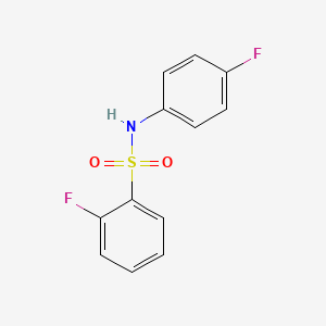 2-fluoro-N-(4-fluorophenyl)benzenesulfonamide