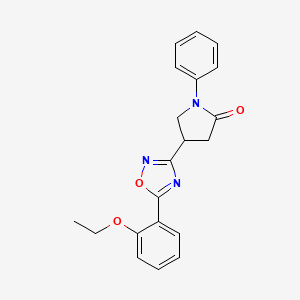 4-[5-(2-Ethoxyphenyl)-1,2,4-oxadiazol-3-yl]-1-phenylpyrrolidin-2-one