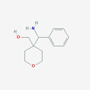 {4-[Amino(phenyl)methyl]oxan-4-yl}methanol