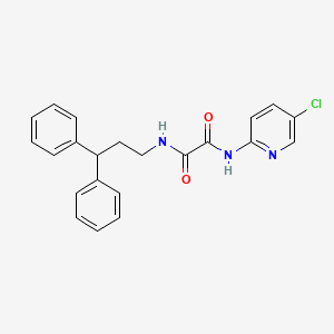 molecular formula C22H20ClN3O2 B2418662 N1-(5-chloropyridin-2-yl)-N2-(3,3-diphenylpropyl)oxalamide CAS No. 920233-93-8