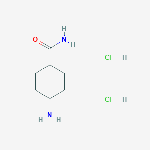 4-Aminocyclohexane-1-carboxamide;dihydrochloride