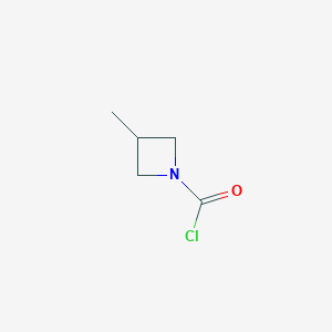 molecular formula C5H8ClNO B2418793 3-Methylazetidine-1-carbonyl chloride CAS No. 2107231-04-7